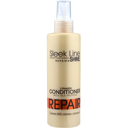 Sleek Line Repair 2 Phases Conditioner dwufazowa odżywka do włosów z jedwabiem 200ml