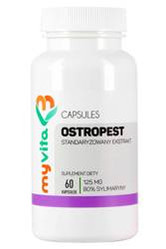 MyVita Ostropest ekstrakt (80% sylimaryny) 125mg, 60kaps.