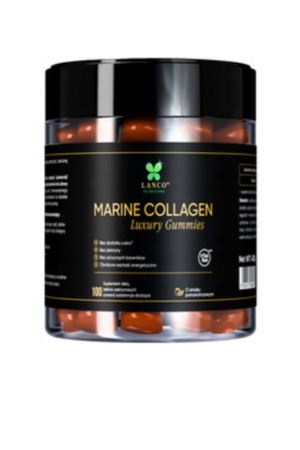 Lanco Nutritions MARINE COLLAGEN Luxury Gummies smak pomarańcza 100 szt.