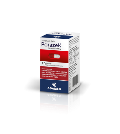 Potazek 610 mg 50 kapsułek