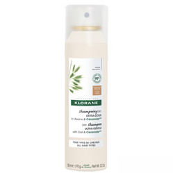 Klorane, Ultrałagodny szampon suchy z owsem i ceramidami - włosy ciemne 150 ml