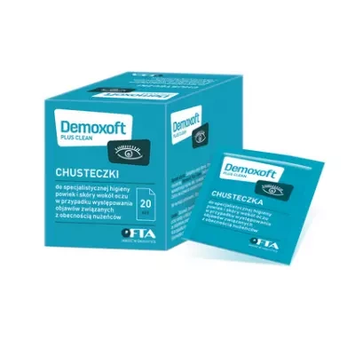 Demoxoft Plus Clean Chusteczki do oczu 20 szt.