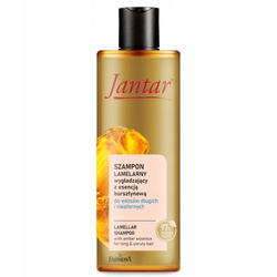 Jantar szampon lamelarny wygładzający z esencją bursztynową do włosów długich i niesfornych 300ml