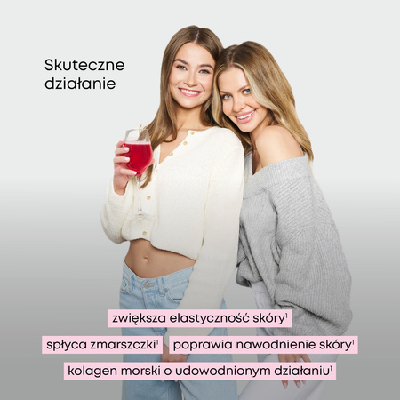 SUPERSONIC Collagen Beauty Drink 185g (25 porcji) smak porzeczka - mięta