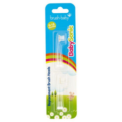 BRUSHBABY BabySonic końcówki (0-18) 2szt.