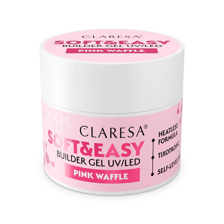 Soft&Easy Builder Gel żel budujący Pink Waffle 12g