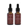 Zestaw: 2x Hagi Men - Naturalny olejek do brody i wąsów mat Whisky Barber 30ml