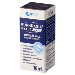 Nexon Euphrasia Hyalo 0,4% Nawilżające Krople Do Oczu 10ml