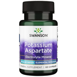 Swanson Asparaginian Potasu 99 mg - 60 kaps.