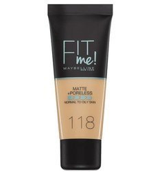 Fit Me Matte & Poreless Foundation matujący podkład do twarzy 118 Nude 30ml