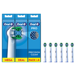 ORAL-B BRAUN KOŃCÓWKI EB20-6 PRECISION CLEAN "PRO"