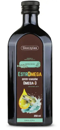Skoczylas Estromega rybie kwasy omega 3 DHA+EPA 250 ml