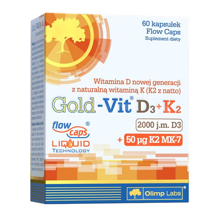 Olimp Labs Gold-Vit D3+K2 2000 IU 60 kaps. 