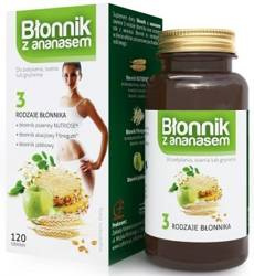Colfarm − Błonnik z ananasem − 120 tabl.