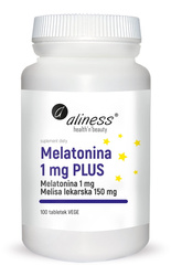 Aliness Melatonina 1 mg PLUS x 100 tabletek Vege