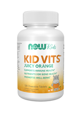 NOW FOODS Kid Vits Multiwitamina 120 tabl. do ssania smak pomarańcza