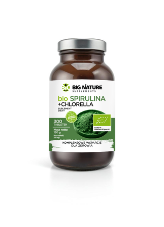 Big Nature Spirulina+Chlorella BIO 300 tabl.