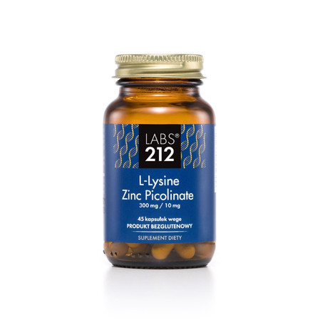 Labs212 − L-Lysine + Zinc Picolinate 45 kaps.