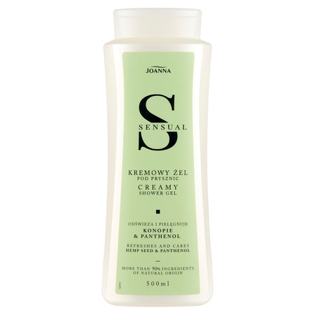 Sensual kremowy żel pod prysznic Konopie &amp; Panthenol 500ml