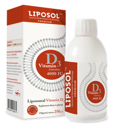Liposol Liposomalna Witamina D3 4000 IU 250 ml