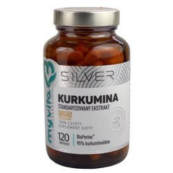 MyVita Silver − Kurkumina 100% − 120 kaps.
