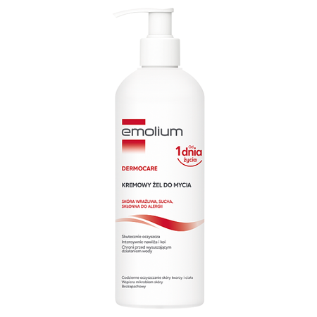Emolium Dermocare Kremowy żel do mycia 400 ml