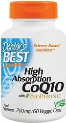 Koenzym Q10 200 mg i Piperyna BioPerine - Vegan (60 kaps.)