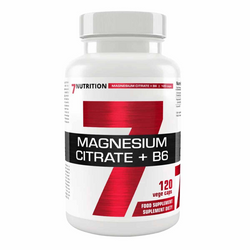 7NUTRITION MAGNESIUM + B6 Magnez z Witamina B6 - 120 kaps. vege