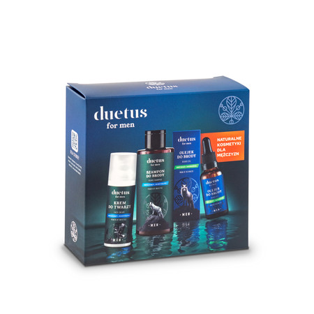Duetus for Men - zestaw do brody szampon+olejek+krem