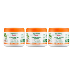 Zestaw: 3x Equilibra Tonizująco - energetyzujący peeling solny 600g