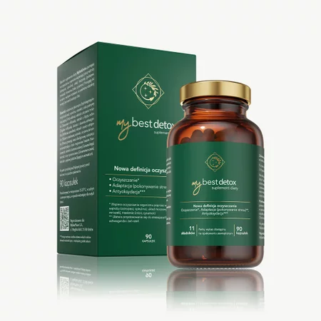 MyBestDetox Suplement dla osób chcących oczyścić organizm z toksyn 90 kaps