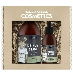 Dzikus z Lasu zestaw żel pod prysznic 500ml + balsam po goleniu 150ml