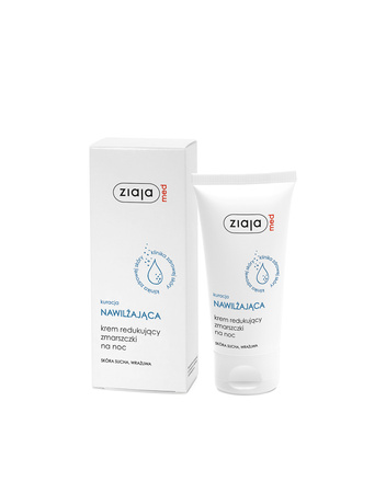 Ziaja Med, Nawilżający krem na noc − 50 ml