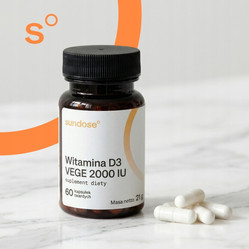 Sundose WITAMINA D3 VEGE 2000 IU - 60 szt.