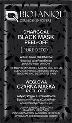 Zestaw 3x Biotaniqe, PureDetox węglowa maska peel-off, 8ml