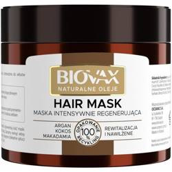 L`BIOTICA Biovax Hair Mask Maska do włosów intensywnie regenerująca - Naturalne Oleje 250ml
