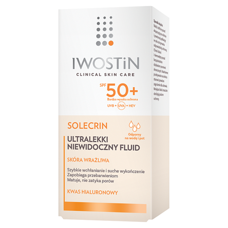 Iwostin Solecrin Ultralekki niewidoczny fluid SPF 50+ 40 ml