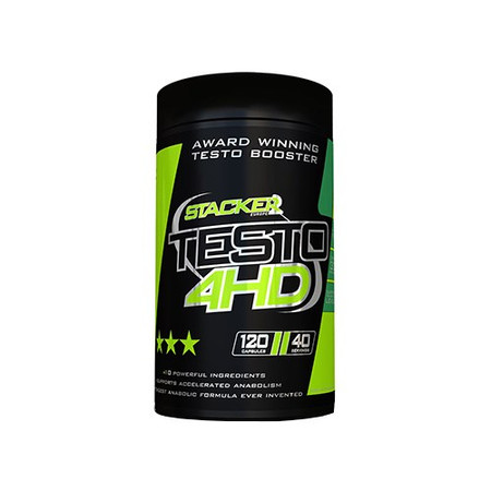 Stacker2 Testo 4HD booster testosteronu 120 kaps.