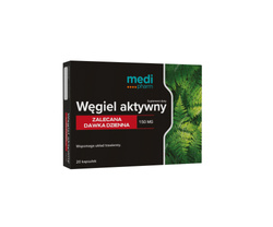 Medi Pharm Węgiel Aktywny 20 kaps.