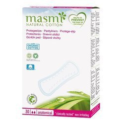 Pantyliners wkładki higieniczne o anatomicznym kształcie z bawełny organicznej 30szt