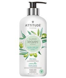 Attitude, Super Leaves, Mydło do rąk, Liście oliwki, 473ml