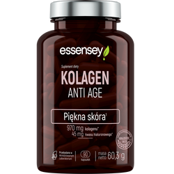 Essensey Kolagen Anti Age - suplement na poprawę stanu skóry - 90 kaps.