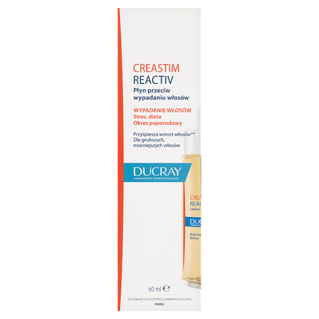 Ducray Creastim Reactiv Płyn przeciw wypadaniu włosów 60 ml