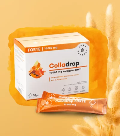 Aura Herbals - Colladrop Forte kolagen morski 10000 mg - 30 sasz.