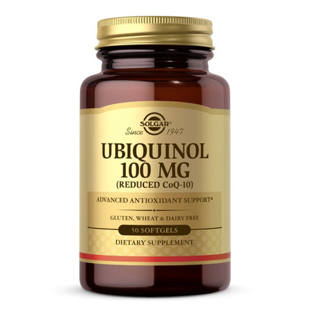 Solgar Ubichinol Q10 Kaneka 100 mg koenzy Q10 - 50 kaps.