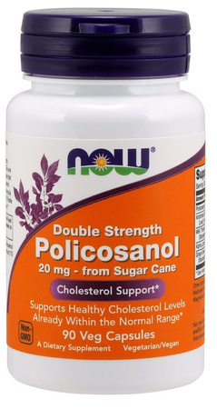 Now Foods Policosanol 20 mg 90 kaps.