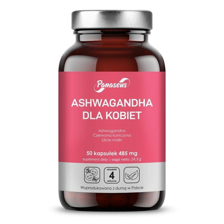 Panaseus Ashwagandha Dla Kobiet 50 kaps.