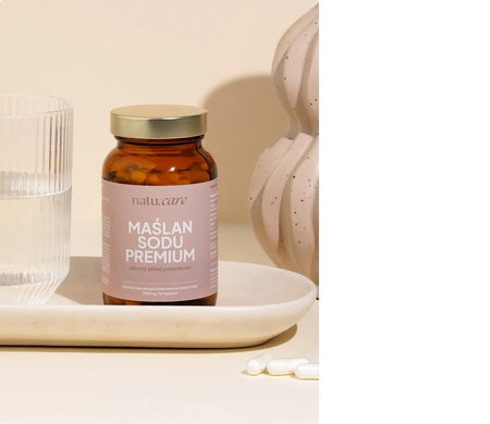Natu.Care Maślan Sodu Premium 1200 mg - 90 kaps.