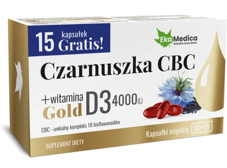 Ekamedica Czarnuszka CBC Gold 75 k
