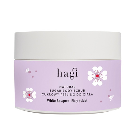 Hagi Peeling cukrowy do ciała Biały bukiet 200g